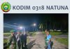 Babinsa Kodim 0318/Natuna Gelar Patroli Malam Bersama Warga, Perkuat Kamtibmas di Ranai Kota