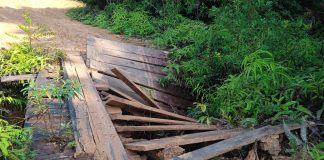 Jembatan Rusak di Rantau Panjang, Warga Minta Pemprov Kepri Cepat Tanggap