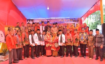 Peletakan Tiang Pertama Gedung IKEDA, Bupati Bengkalis Harapkan Terus Jaga Keharmonisan