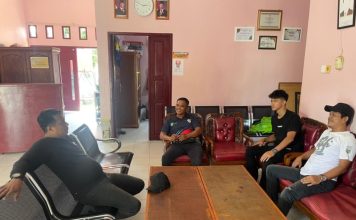 Intelkam Polres Bengkalis Koordinasi dengan Kepala Desa Pangkalan Nyirih untuk Perkembangan Kamtibmas