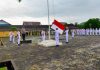 Kasatbinmas Polres Natuna Jadi Irup di SMK Negeri 1 Bunguran Timur, Tanamkan Disiplin dan Semangat Kebangsaan