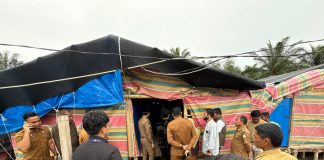 Bupati Aceh Timur Tinjau Camp Pengungsi Rohingya di Seuneubok Rawang