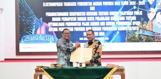 Bersama Pj Gubri, Wabup Bagus Santoso Tandatangani Kesepakatan Optimalisasi Pemungutan Pajak Daerah