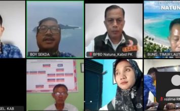 Pemkab Natuna Gelar Rapat Virtual Kesiapsiagaan Banjir, Tekankan Sinergi Lintas Sektor