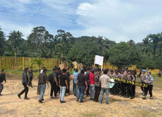 Polres Anambas Gelar Simulasi Sistem Pengamanan Objek Vital di Medco E&P