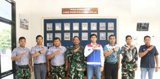 Jalin Sinergi, Danlanud RSA Terima Kunjungan Junior Supervisor DPPU AFT Pertamina Ranai