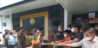 Barang Bukti 16 Perkara Dimusnahkan Kejari Anambas, Narkotika Capai 1.061 Gram