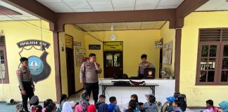Polsek Bunguran Barat Hadirkan Senyum Kebersamaan Anak TK Negeri 001 Sedanau