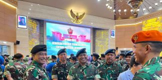 Danlanud Raden Sadjad Natuna Resmi Naik Pangkat Jadi Marsekal Pertama