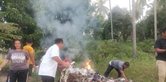 Pantai Pasir Manang Jadi Saksi Aksi Peduli Lingkungan Jemaat HKBP Tarempa