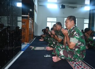 HUT ke-80 TNI, Lanud Raden Sadjad Gelar Doa Bersama untuk Keselamatan Personel dan Alutsista TNI AU