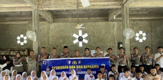 HUT ke-70, Satlantas Polres Natuna Gelar Syukuran dan Edukasi Tertib Lalu Lintas di Pesantren