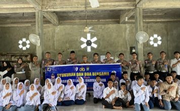 HUT ke-70, Satlantas Polres Natuna Gelar Syukuran dan Edukasi Tertib Lalu Lintas di Pesantren