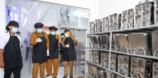 Wagub Nyanyang Tinjau Dapur Makan Bergizi Gratis di Batu IX, Pastikan Proses Higienis dan Aman