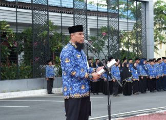 Bupati Bengkalis Pimpin Apel Peringatan Hari Kesaktian Pancasila Tahun 2025