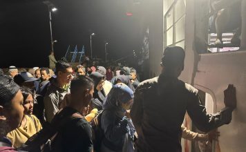 Polsek Midai Lakukan Pengamanan dan Pelayanan Penumpang KM. Bahtera Nusantara