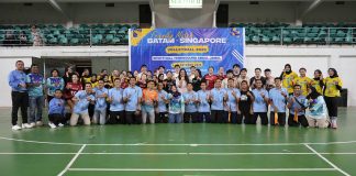 Lapangan Jadi Saksi, Batam dan Singapura Pererat Hubungan Lewat Bola Voli