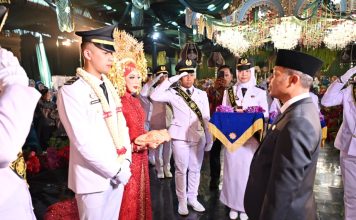 Wabup Bengkalis Hadiri Momen Bahagia Pernikahan Albert Dan Azzuhara