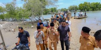 Bupati Al-Farlaky Tinjau dan Rencanakan Pembangunan Jembatan Naleung