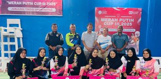 Turnamen Bulutangkis Merah Putih Cup III Lingga 2025 Sukses Digelar, SBC Dabo Singkep Juara