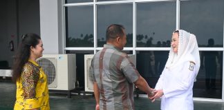 Bupati Natuna Sambut Danlanud RSA, Beri Apresiasi dan Ucapan Selamat Kenaikan Pangkat