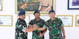 Danlanud Raden Sadjad Natuna Pimpin Sertijab Tiga Kepala Dinas