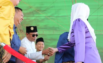 Kakansar Hadiri Upacara Hari Jadi ke-26 Kabupaten Natuna, Komitmen Bersinergi Membangun Daerah