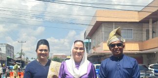 Danlanud RSA dan Ketua PIA AG Cab.17/D.I Turut Meriahkan Karnaval Budaya Natuna