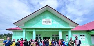 TP-PKK Kecamatan Bakung Serumpun Gelar Senam Sehat Bersama di Desa Rejai