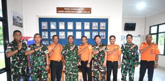 Jalin Silaturahmi, Lanud RSA dan Basarnas Natuna Tingkatkan Kerja Sama