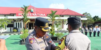 Polres Natuna Gelar Apel Launching Tugas Pamapta Tahun 2025