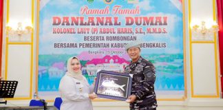 Pererat Silaturahmi, Bupati Kasmarni Jamuan Makan Siang Bersama Danlanal Dumai