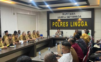 Polres Lingga Gelar Rakor Ketahanan Pangan