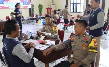 Polres Natuna Gelar Donor Darah di Hari Jadi Humas Polri ke-74, Wujud Polisi Humanis dan Peduli Sesama