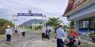 Satpomau Lanud Raden Sadjad Natuna Gelar Razia Disiplin Sambut HUT ke-79