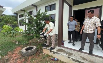 Satresnarkoba Polres Natuna Musnahkan Barang Bukti Sabu Hasil Temuan di Kapal Bahtera Nusantara 01
