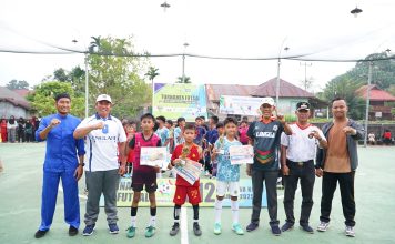 Sekda Lingga Resmi Tutup Turnamen Futsal U-12 PAD Cup II Tahun 2025