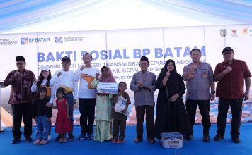 BP Batam Gelar Bakti Sosial, Hadirkan Senyum Warga Rempang Eco-City