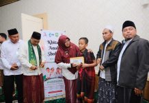 Hari Santri 2025 di Gelar Kitan Massal, Bupati Afni Apresiasi Baznas Siak