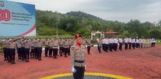 Polres Lingga Gelar Upacara Peringatan Hari Sumpah Pemuda ke-97