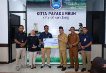 Diterima Wali Kota, PT Bank Mandiri Taspen Salurkan CSR Bantu Korban Musibah Kebakaran di Payakumbuh