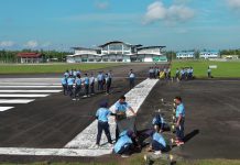 Natuna Aman Terbang, Lanud Raden Sadjad Gencar Lakukan Pembersihan FOD Setiap Hari di Landasan Pacu