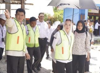 Bupati Natuna Tinjau Revitalisasi SMPN 2 Bunguran Selatan, Ingatkan Penggunaan Dana BOS Tepat Manfaat