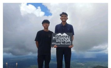 Presiden Mahasiswa STAI Natuna Jelajahi Geosite Gunung Ranai yang Menyimpan Keindahan Alam