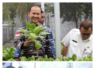DANLANAL RANAI MENGIKUTI PANEN KETAHANAN PANGAN TNI AL 2025 SECARA VIDEO CONFERENCE BERSAMA FORKOPIMDA KABUPATEN NATUNA