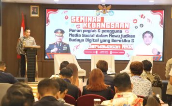 Polda Kepri Laksanakan Seminar Kebangsaan: Peran Pegiat dan Pengguna Media Sosial dalam Mewujudkan Budaya Digital Beretika dan Berwawasan NKRI