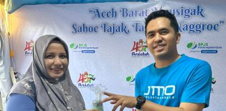 BPJS Ketenagakerjaan Cabang Meulaboh Dukung Program Go Green di HUT Kota Meulaboh ke-437