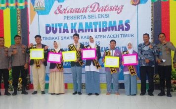 Juara Duta Pelajar Kamtibmas 2025, SMAN 1 Idi Wakili Aceh Timur ke Tingkat Provinsi
