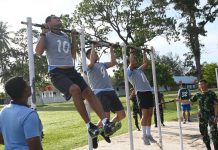 Tes Samapta Semester II Terukur Lanud RSA Natuna, Bukti Kebugaran Tidak Datang Tanpa Usaha