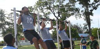 Tes Samapta Semester II Terukur Lanud RSA Natuna, Bukti Kebugaran Tidak Datang Tanpa Usaha